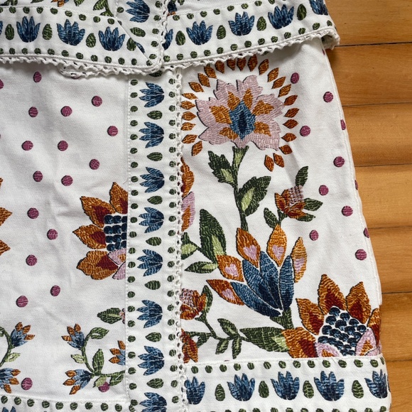 NWT FARM Rio Summer Garden Mini Wrap Skirt - Picture 5 of 7